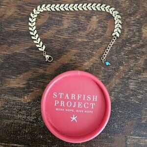 NEW STARFISH PROJECT 14K GOLD-PLATED BRACELET